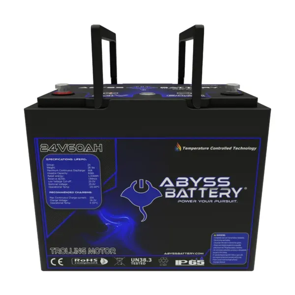 Picture of M00456 ABYSS 24V 60Ah Lithium Trolling Motor Battery